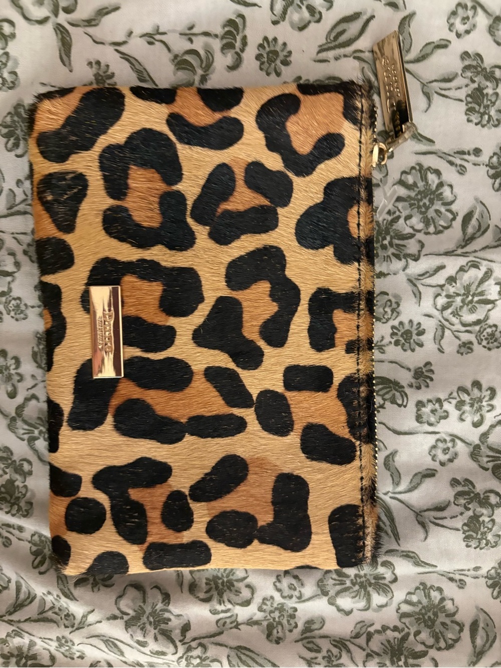 Dune London Black w/Calf Hair Leopard Print